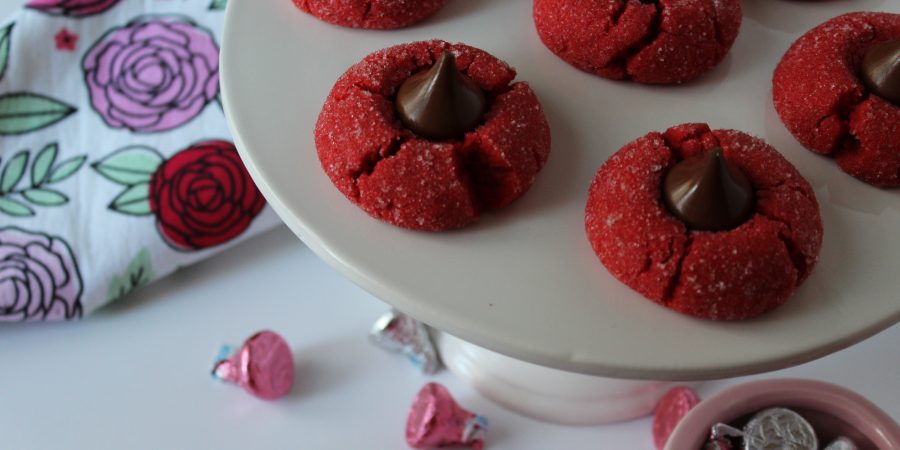 Sweet Carolina Red Velvet Peanut Butter Blossoms