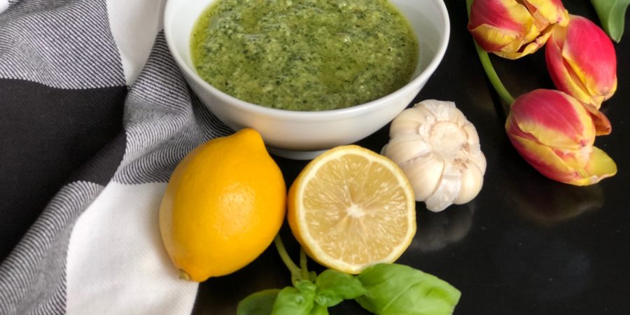 Sweet Carolina Fresh Basil Pesto