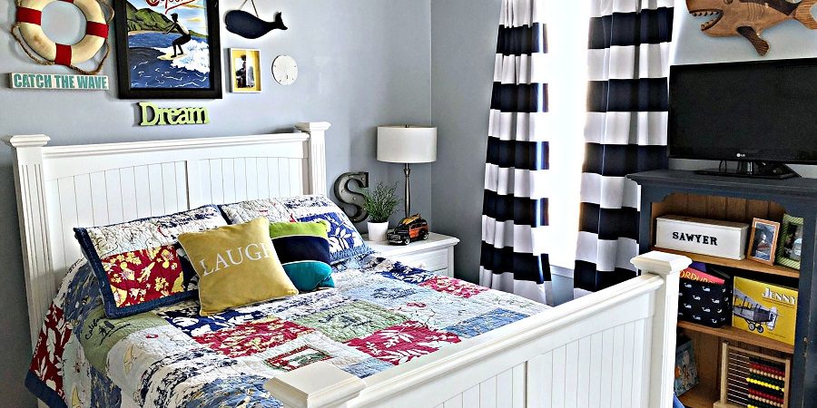 Sweet Carolina Kids Beach Themed Bedroom