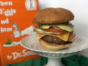 Green Eggs & Ham Burger